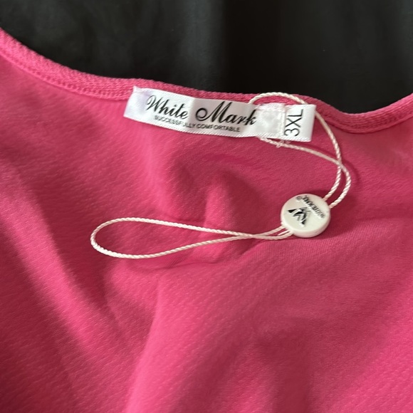 White Mark Successfully Comfortable 3xl dresses - blue and pink - Picture 2 of 5